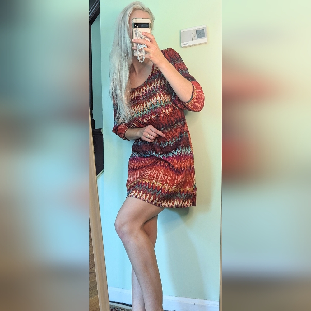 ❤️mini colorful dress with cutout in back